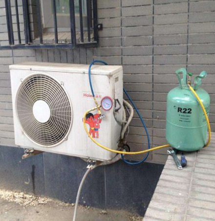 滨海新空调加氟
